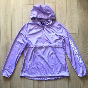 New Balance 1/4 Zip Running Jacket in Purple Heather Size M